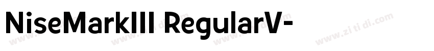NiseMarkIII RegularV字体转换